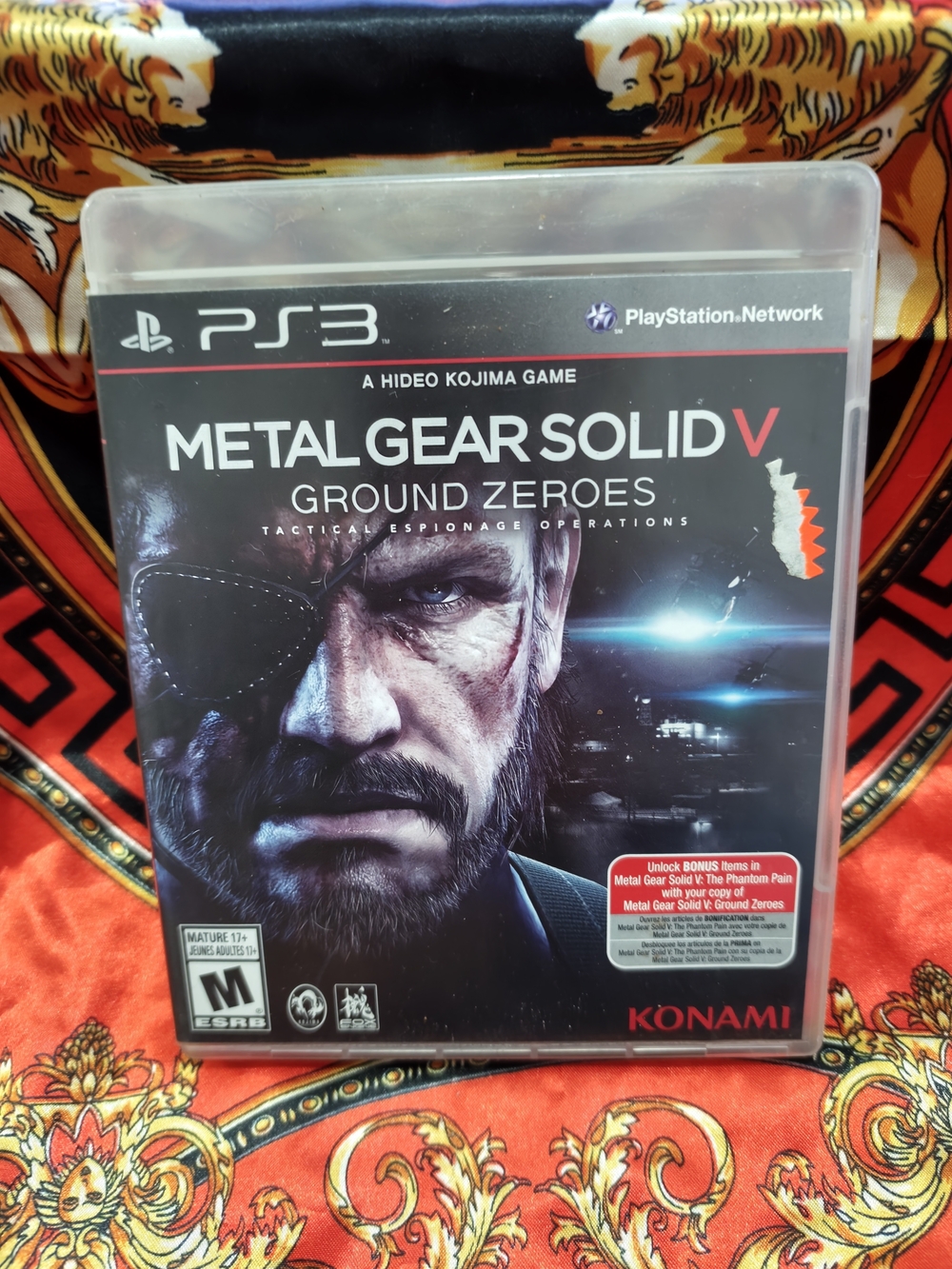 Metal Gear Solid V: Ground Zeroes - PS3 (Black)